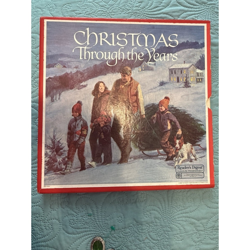 Readers Digest Christmas Through‎ The Years 5 LP Vinyl Box Set 1984 RCA